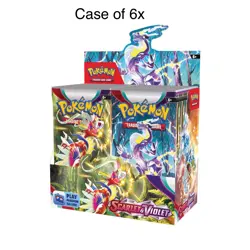Pokemon TCG Scarlet & Violet Booster Box 36x Packs - Case of 6x Boxes Sealed - Image 1