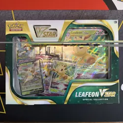 Pokemon TCG: Leafeon VSTAR Special Collection Box - New - Sealed - Image 1