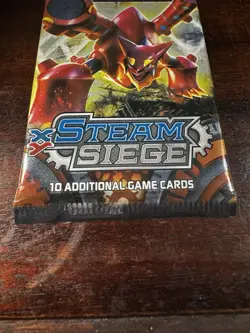 Sealed XY Steam Siege Booster Pack - Volcanion Artwork 2016 Rare Pokemon TCG - Image 2