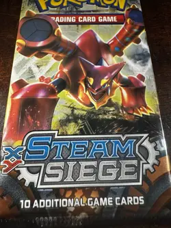 Sealed XY Steam Siege Booster Pack - Volcanion Artwork 2016 Rare Pokemon TCG - Image 3
