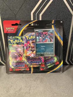 POKEMON PHANTASMAL FLAMES 3-PACK / TRIPLE BLISTER - SNEASEL - SEALED - Image 1