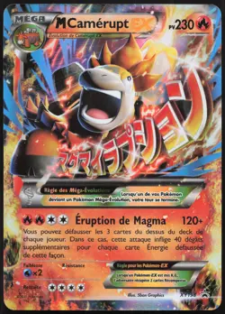 Carte Pokemon M-Camerupt-EX XY198 Promo XY Francais - Image 1
