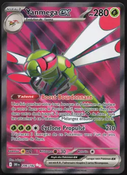 Carte Pokemon Yanmega ex 206/182 Rivalites Destinees Francais - Image 1