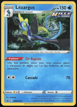 Carte Pokemon Lezargus SWSH279 Holo Promo SWSH Francais - Image 1