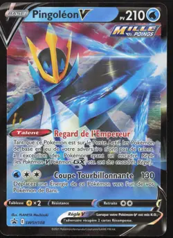 Carte Pokemon Pingoleon-V SWSH108 Promo SWSH Francais - Image 1
