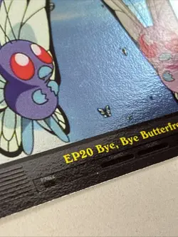2000 Topps Pokemon TV #EP20 Bye, Bye Butterfree Foil - Image 3