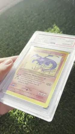 Pokemon Shining Charizard Neo Destiny Fanart Acrylic Slab Display Piece - Image 2