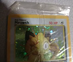 Pokemon TCG Meowth Holo Black Star Promo #10 Gameboy Exclusive, Factory Sealed - Image 2