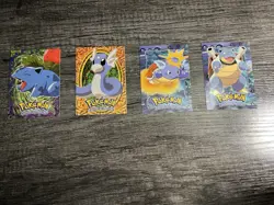 1999 Topps Pokemon TV LOT 1 Blastoise #09 Ivysaur #02 Dratini 147 Wartortle 8 NM - Image 1