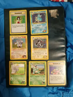 Lotto Carte Pokemon Gym Challenge E Heroes Eng Erika S Venusaur Blaine S Moltres - Image 2