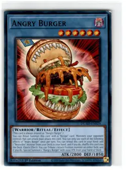 Yu-Gi-Oh! Angry Burger Common DUAD-EN029 Moderately Played 1st Edition - Image 1