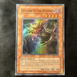 Yugioh EMISSARY OF THE AFTERLIFE AST-076 1st EDITION LP - Image 1