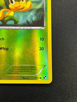 Pansage 7/114 - Black & White Reverse Holo Pokemon TCG Card LP - Image 3