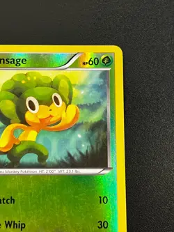 Pansage 7/114 - Black & White Reverse Holo Pokemon TCG Card LP - Image 4