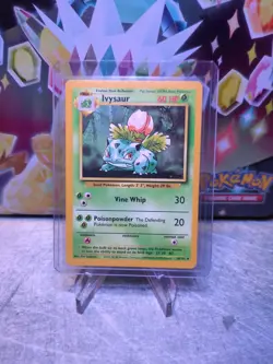 Ivysaur 30/102 Base Set Unlimited Uncommon 1999 WOTC Pokemon Card - Image 1