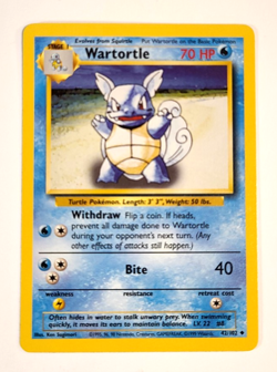 Wartortle 042/102 - Base Set - 1999 Pokemon TCG - Vintage Pokemon Card_4 - Image 1