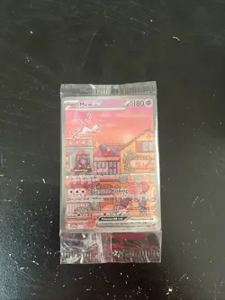 Pokemon 2023 SV 151 TCG Mew EX Black Star Promo Holo Card SVP en 053 Sealed - Image 1