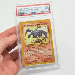 🇩🇪 POKEMON CARD - SCHIMMERNDES GLURAK - CHARIZARD 107/105 - GERMAN(2002) PSA 2 - Image 2