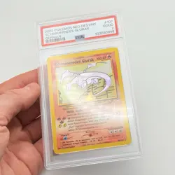 🇩🇪 POKEMON CARD - SCHIMMERNDES GLURAK - CHARIZARD 107/105 - GERMAN(2002) PSA 2 - Image 3