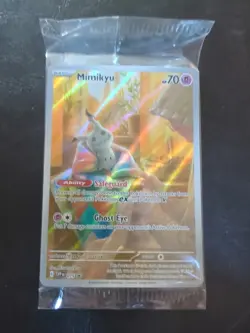 Mimikyu SVP075 Scarlet & Violet Black Star Promo Sealed Pokemon TCG Card #75 - Image 1
