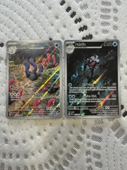 Pokemon TCG Paldean Fates 2 Card Illustration Rare Lot - NM CLEAN! - Image 1
