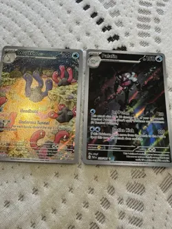 Pokemon TCG Paldean Fates 2 Card Illustration Rare Lot - NM CLEAN! - Image 2