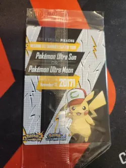 SEALED Ash’s Pikachu TCG SM108 2017 Promo Card Pokemon "I Choose You" - Image 2