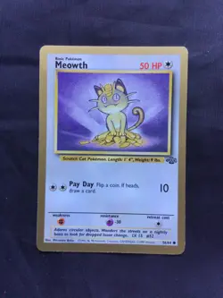 Pokemon Cards: Jungle Common Promo: Fruit Loop Meowth 56/64 - Image 1