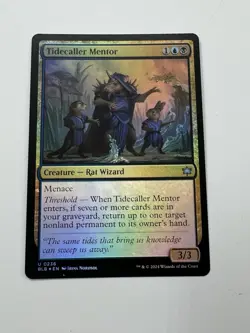 MTG Card Tidecaller Mentor Foil 0236 Bloomburrow BLB NM SEE PICS - Image 1