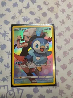Piplup 239/236 Sun & Moon Cosmic Eclipse Secret Rare Pokemon Card! - Image 2