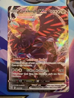 Corviknight Vmax 110/163 Battle Styles NM Full Art Ultra Rare Pokemon Card - Image 1