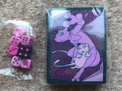 Pokemon Unified Minds Elite Trainer Box Mewtwo Mew Card Sleeves 65 + Dice ETB - Image 2