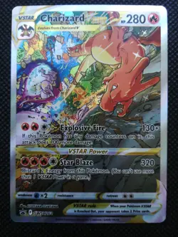 Pokemon TCG Charizard VSTAR SWSH262 Holo Promo Card NM/LP - Image 1