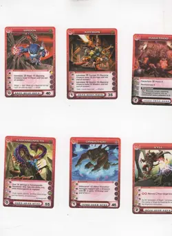 Chaotic lot #110. Lot of 10 Underworld creature cards - Image 1