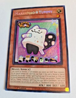 DOOD-EN024 Marshmao Yummy : Secret Rare Card : 1st Edition YuGiOh TCG - Image 2