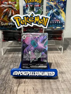 Team Rocket's Nidoking ex 216/182 SV10: Destined Rivals Ultra Rare Pokemon Card - Image 1