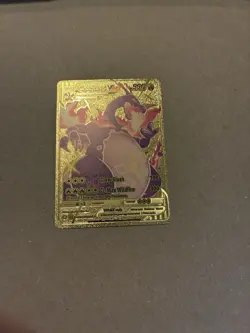 🔥✨ Charizard VMAX (Shiny) Gold Foil Pokemon Card NM - Collector Display Hit! 🔥 - Image 1
