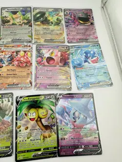 Lot Of - 14 - Ex And V Pokemon Cards Rare Holo Pikachu Cyclizar Promo All NM - Image 3