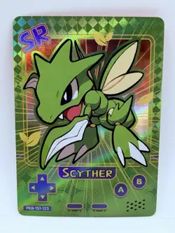 Pokemon Baby 151 Scyther Special Doujin Kawaii Holo Illustration Art Card - Image 1