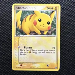 Pokemon Pikachu Card 74/112 FireRed & LeafGreen Regular Common - Image 1