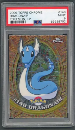 Pokemon Cards - PSA 9 Dragonair 148 - Topps Chrome TV - MINT - PSA9 - Image 1