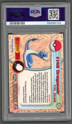 Pokemon Cards - PSA 9 Dragonair 148 - Topps Chrome TV - MINT - PSA9 - Image 2