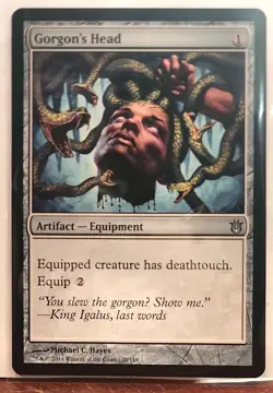 MtG Gorgon's Head Born of the Gods Regular - Image 1