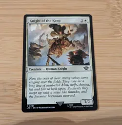 Magic MTG TCG LOTR Tales of Middle Earth 2023 Knight of the keep C0291 - Image 2