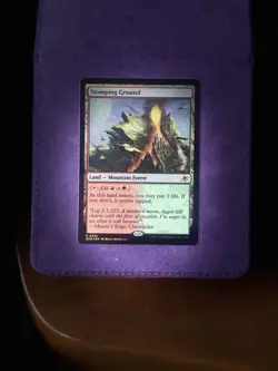 Stomping Ground FOIL 0258 Edge of Eternities - Shock Land - Image 1