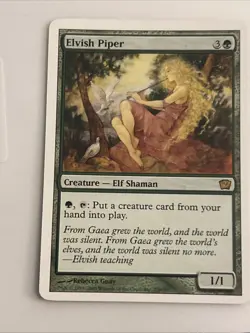 MTG Magic the Gathering Elvish Piper (239/359) Ninth Edition LP - Image 1