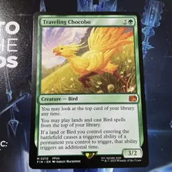 Traveling Chocobo MTG Mythic Rare Magic: The Gathering Final Fantasy 7 FFVII Reg - Image 1