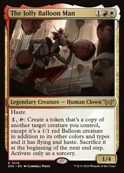 1x The Jolly Balloon Man NM-Mint, English Duskmourn: House of Horror MTG Magic - Image 1