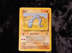Onix Base Set 2 Regular Pokemon TCG Lightly Played - Image 1