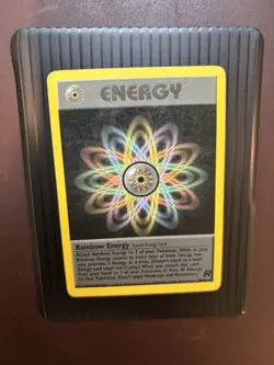 Pokemon TCG Team Rocket Rainbow Energy 80/82 - MP - Image 1